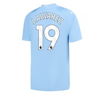 Maglie da calcio Manchester City Julian Alvarez #19 Prima Maglia 2023-24 Manica Corta